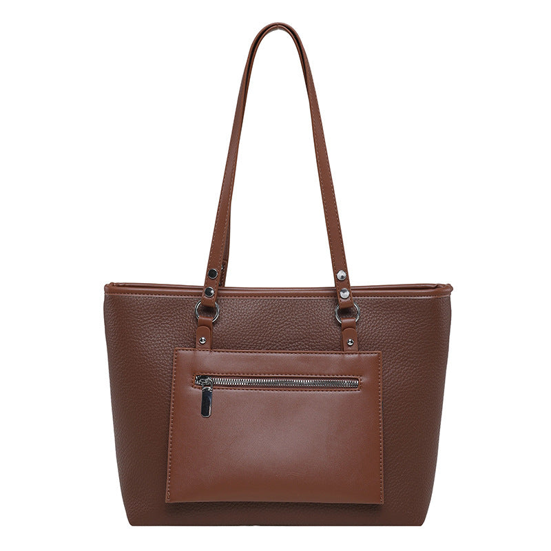 Cross-border Popular Tote Bag 2026 New Trendy Fashion Versatile Atmospheric Handbag Shoulder Bag Large Capacity Women's Bag