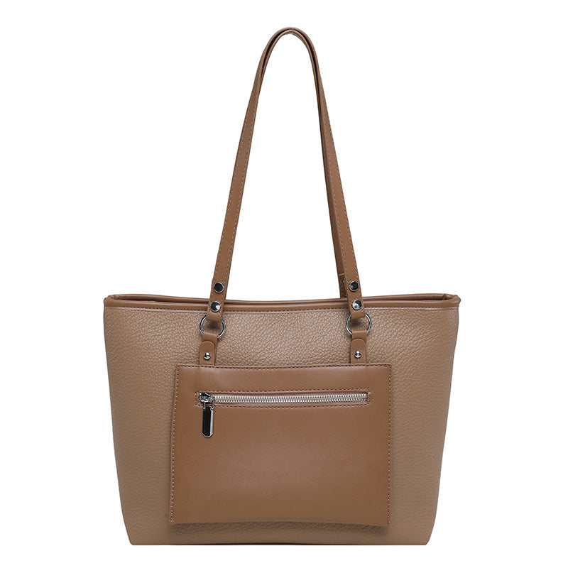 Cross-border Popular Tote Bag 2026 New Trendy Fashion Versatile Atmospheric Handbag Shoulder Bag Large Capacity Women's Bag