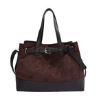 Foreign Trade Korean Style Large Capacity Minimalist Shoulder Bag Women's 2026 Autumn/Winter New Shoulder Crossbody Bag School Commuter Bag