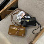 Cross-border European and American Style Vintage Niche Handbag 2026 Autumn/Winter New Fashion Commuter Crossbody Lunch Box Small Square Bag