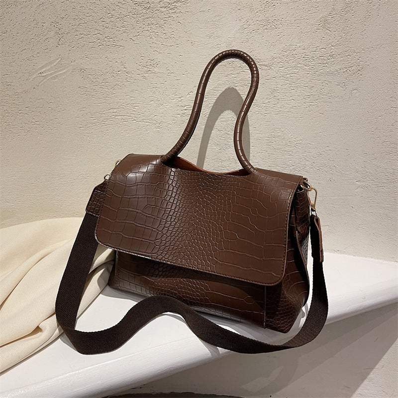 Women's Large Capacity 2026 New Style Bags Fashion Crossbody Bag Autumn/Winter Textured Shoulder Underarm Commuter Tote Bag