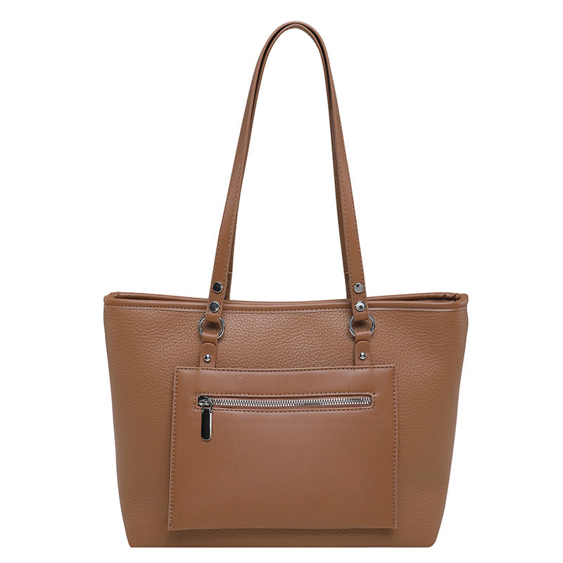 Cross-border Popular Tote Bag 2026 New Trendy Fashion Versatile Atmospheric Handbag Shoulder Bag Large Capacity Women's Bag