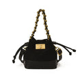 Vintage Chain Bag Women's Large Capacity 2025 New Style Casual Niche Design Shoulder Crossbody Bag Commuter Bucket Bag