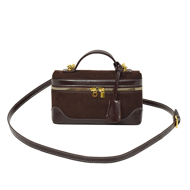 Cross-border European and American Style Vintage Niche Handbag 2026 Autumn/Winter New Fashion Commuter Crossbody Lunch Box Small Square Bag