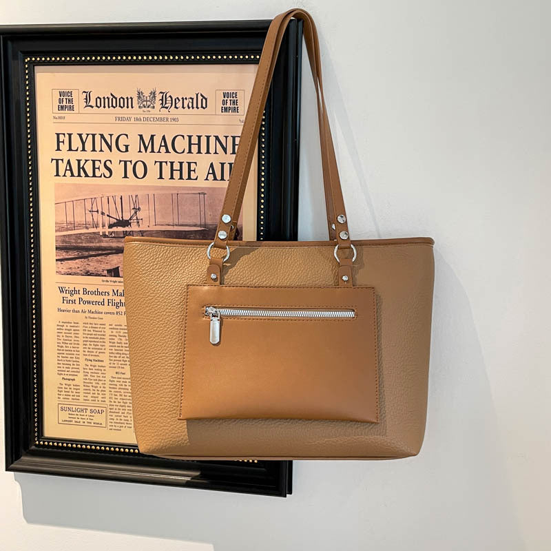 Cross-border Popular Tote Bag 2026 New Trendy Fashion Versatile Atmospheric Handbag Shoulder Bag Large Capacity Women's Bag